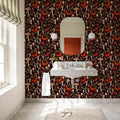 Forest Finds with Berries, Midnight Mural Wallpaper - room preview 03