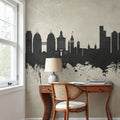 Oakland California Skyline Concrete Mural Wallpaper - room preview 03