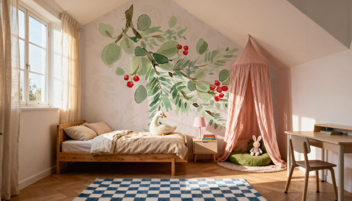 Nordic Winter V Mural Wallpaper - room preview 03