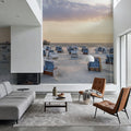 German Beach Sunrise Mural Wallpaper - room preview 03