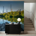 The Lake At Sunrise Mural Wallpaper - room preview 03