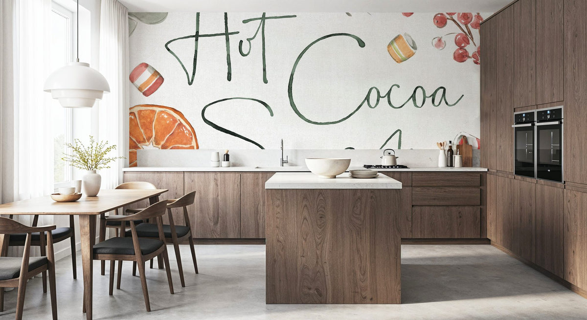 Winter Warmth VI Mural Wallpaper - room preview 03