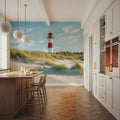 Lighthouse List-Ost on the Island of Sylt Mural Wallpaper - room preview 03