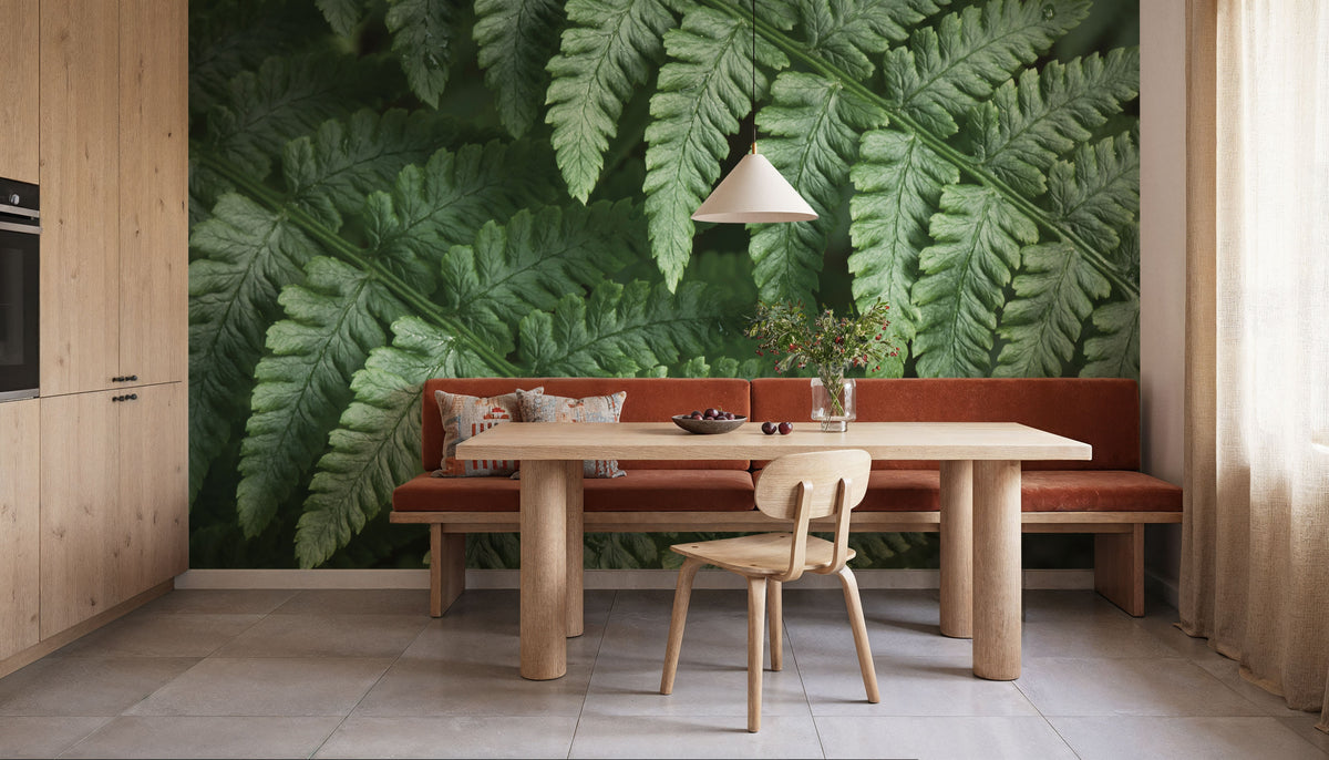 Fern Lines Mural Wallpaper - room preview 03