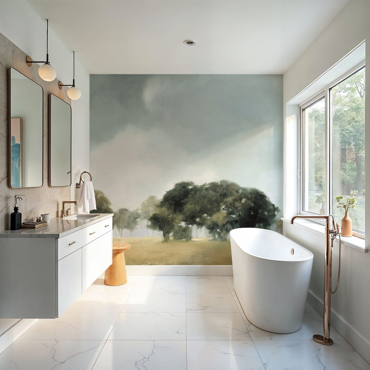 Cloud Dance Mural Wallpaper - room preview 03