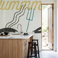 Retro Food Bacon Mural Wallpaper - room preview 03