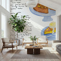 My Apple Pie Recipe Mural Wallpaper - room preview 03