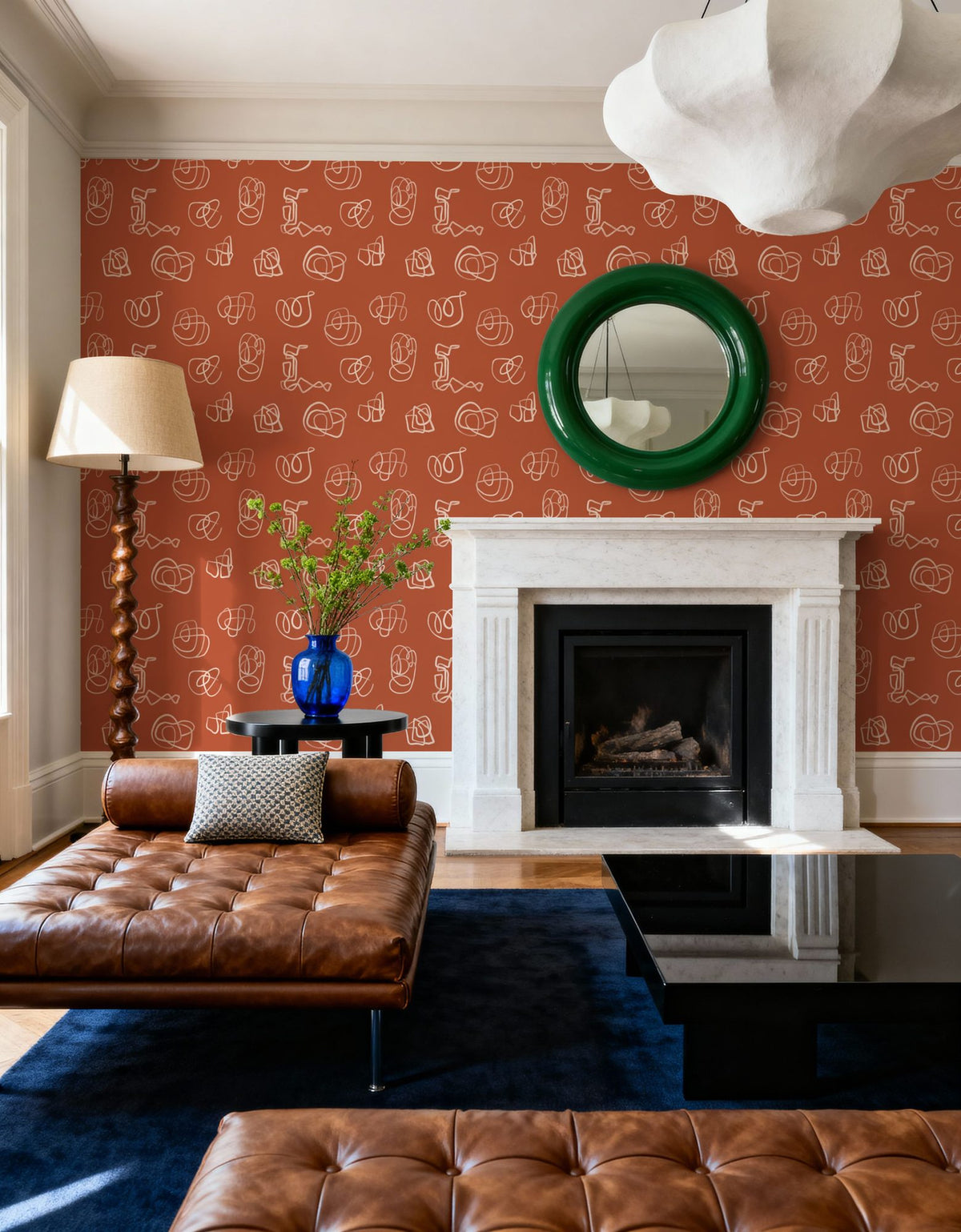 Beach Doodles Mural Wallpaper - room preview 03
