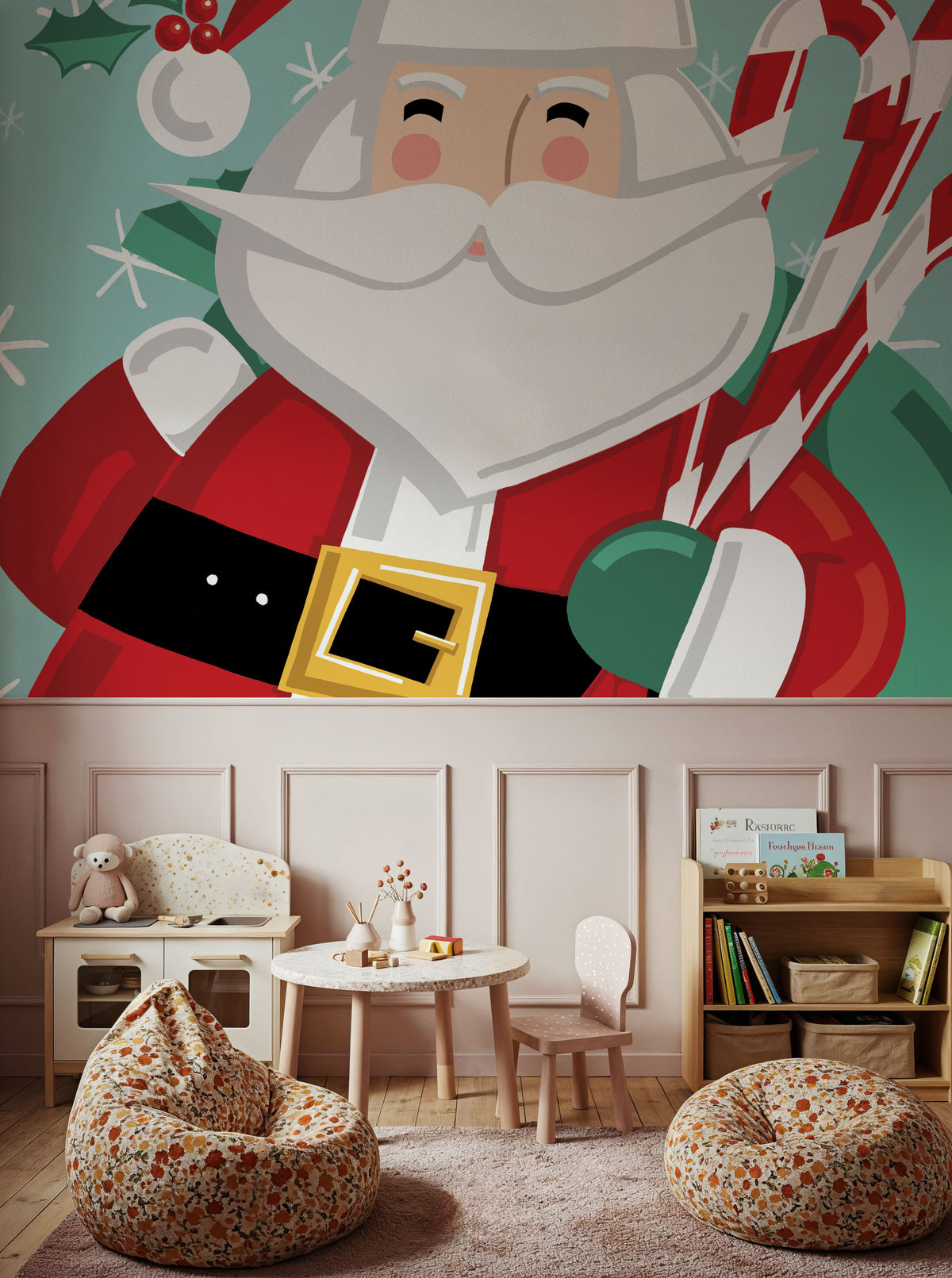 Festive Christmas VII Mural Wallpaper - room preview 03