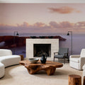 Misty Harbor Sunset Mural Wallpaper - room preview 03