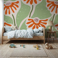 Floral Fun Mural Wallpaper - room preview 03
