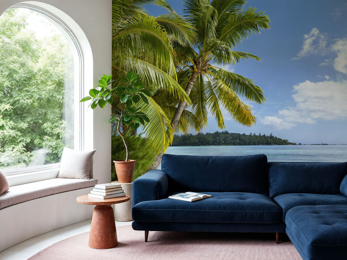 Moorea Beach Mural Wallpaper - room preview 03