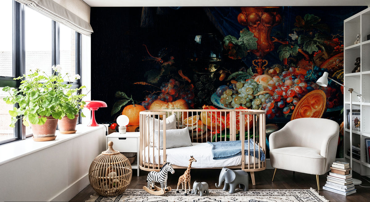 Fruits and Oysters Mural Wallpaper - room preview 03