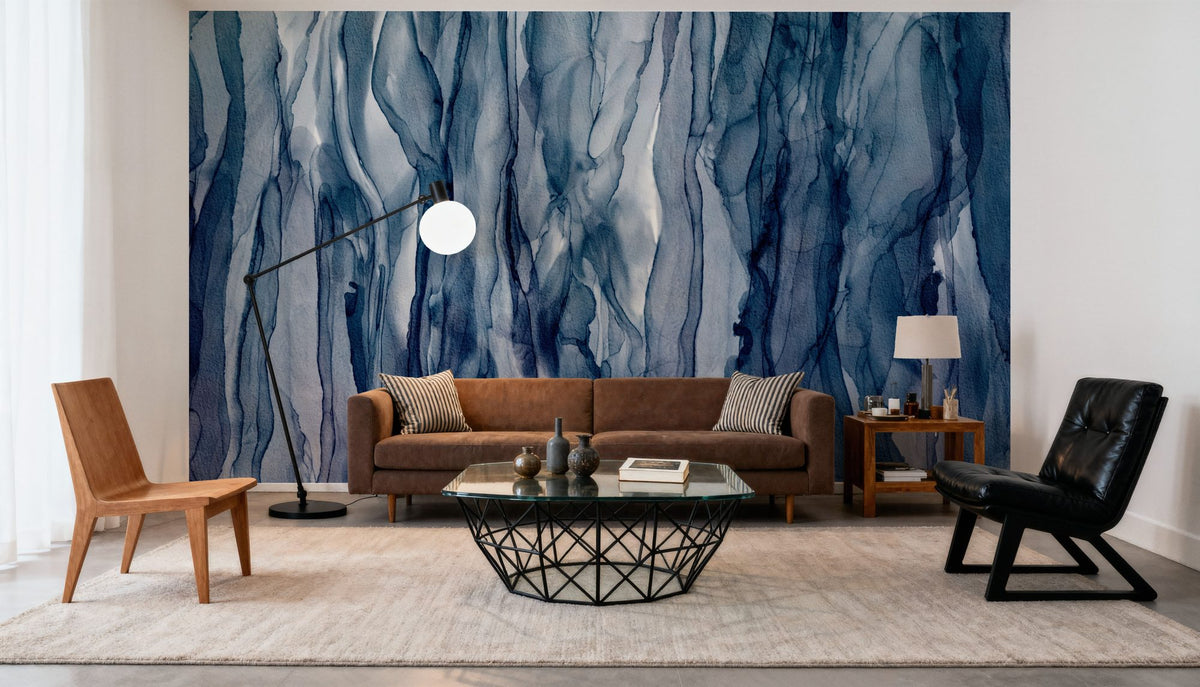 Beneath the Waterfall Mural Wallpaper - room preview 03