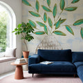 Joyful Leaves Mural Wallpaper - room preview 03