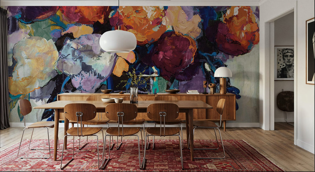 Birthday Celebration Autumn Mural Wallpaper - room preview 03