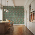 Nasturtium Verdure, Peachy Rose Mural Wallpaper - room preview 03