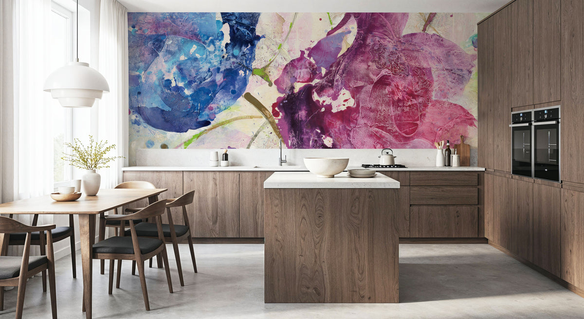 Fireworks Abstract Mural Wallpaper - room preview 03