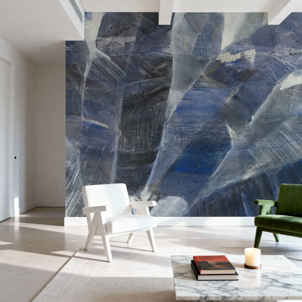 Twilight Palms Mural Wallpaper - room preview 03
