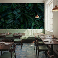 Magic Leaves Wall Mural Wallpaper - room preview 03