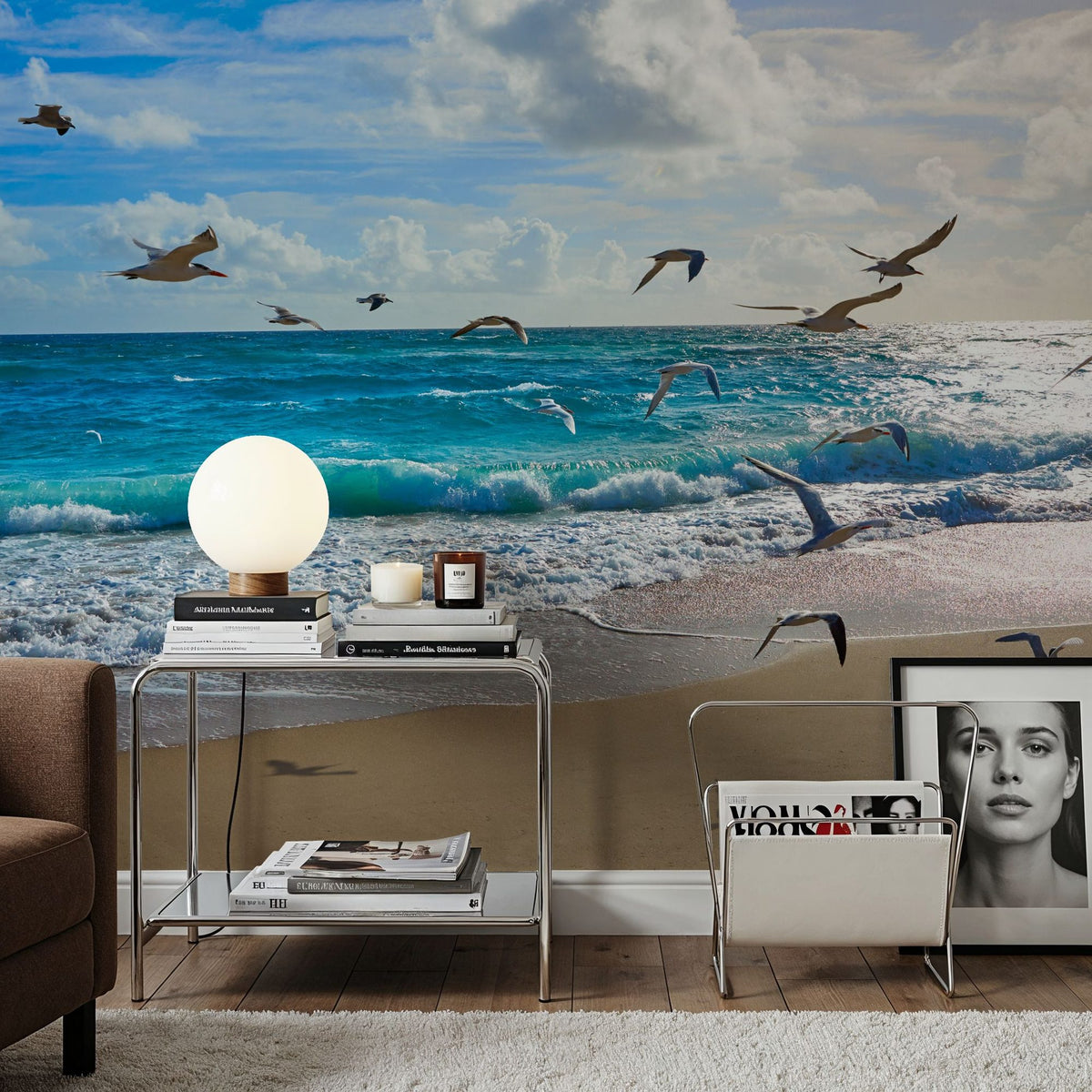 Singer Island Mural Wallpaper - room preview 03