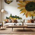 September Sunflowers II Mural Wallpaper - room preview 03