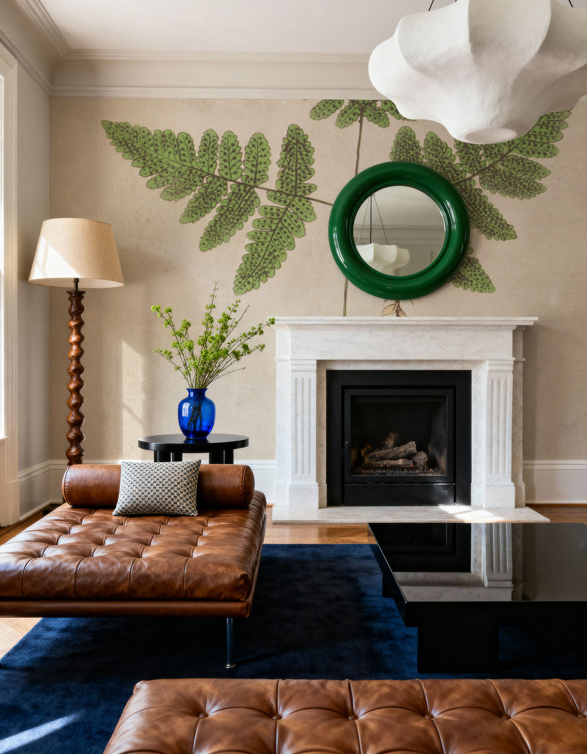 Forest Fern II Mural Wallpaper - Warm Tone - room preview 03