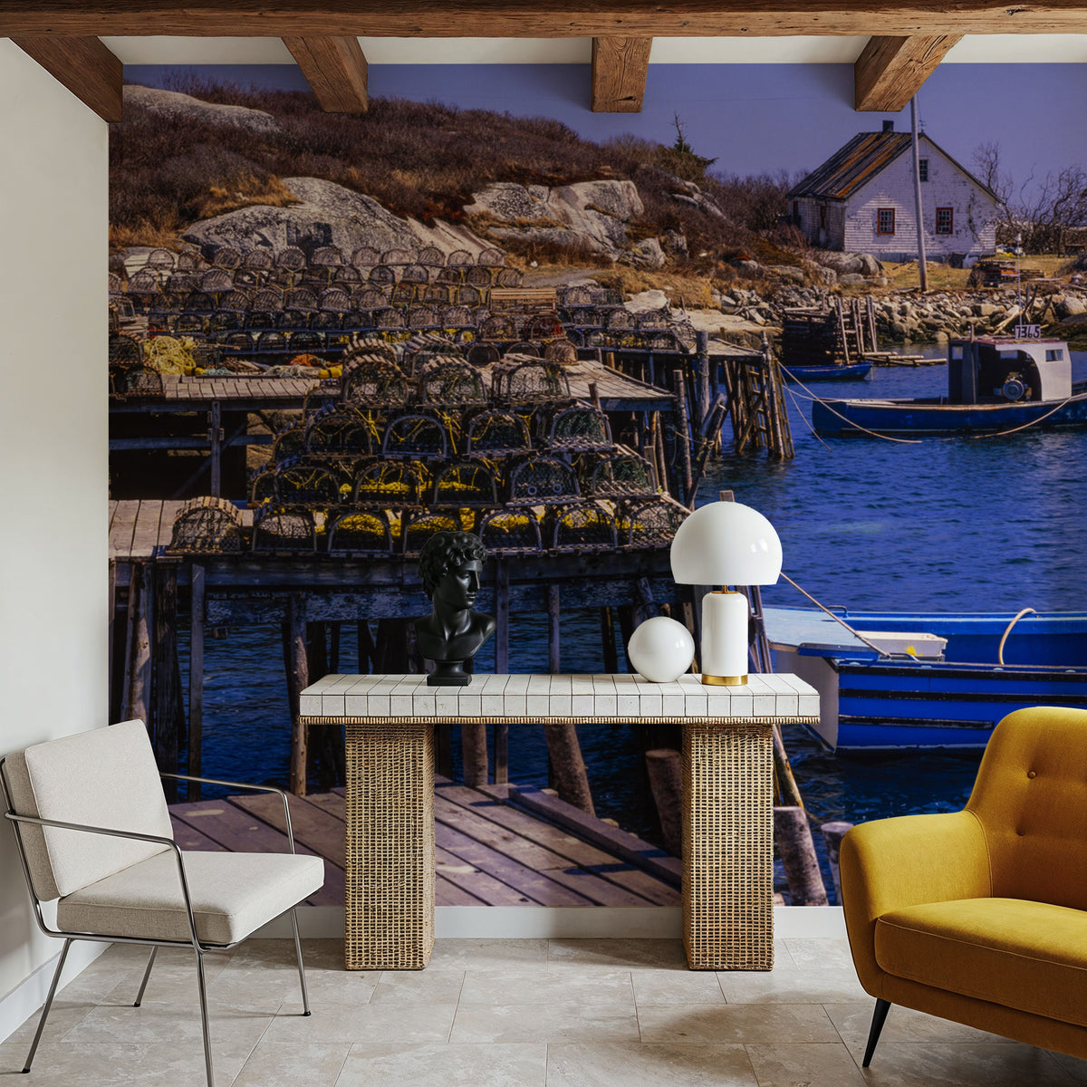 Lower Prospect Harbour Mural Wallpaper - room preview 03