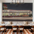 Greetings From the Coffee Shop Mural Wallpaper - room preview 03