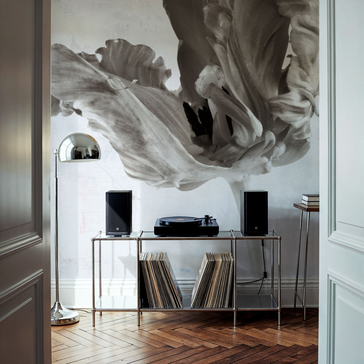 Sepia Tulip III Mural Wallpaper - room preview 03