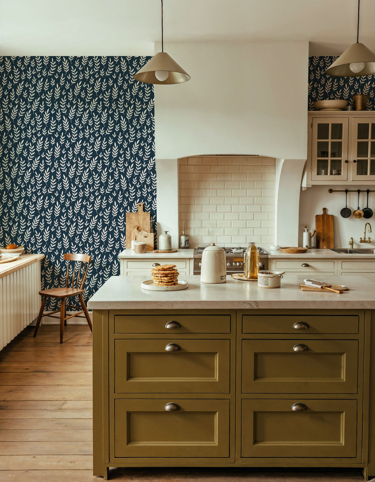 Foliage of Dashwood Mural Wallpaper - room preview 03