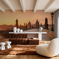 Charles Bridge Sunrise Mural Wallpaper - room preview 03