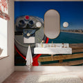 Pier Binoculars Mural Wallpaper - room preview 03