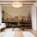 NYC After Dawn Crop Mural Wallpaper - room preview 03