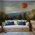 October Meadow Mural Wallpaper - room preview 03