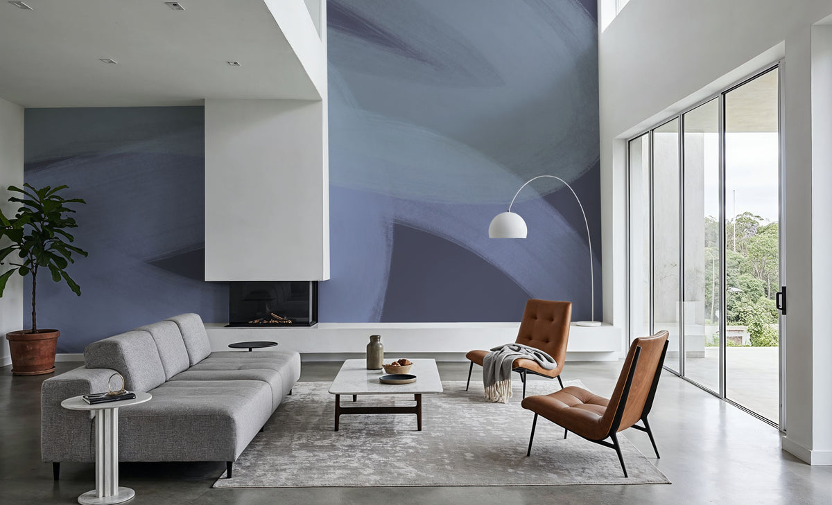 Modern Abstract 16 Mural Wallpaper - room preview 03