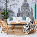 Baroque Winter Mural Wallpaper - room preview 03