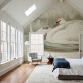 Swan Lake Mural Wallpaper - Light Tone - room preview 03