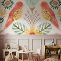 Wild Blooms III Mural Wallpaper - Light Tone - room preview 03