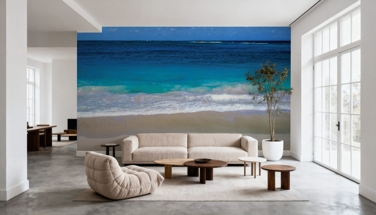 Serene Shoreline Mural Wallpaper - room preview 03