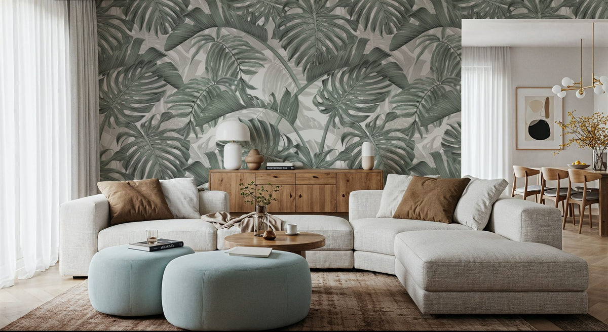 Lost in the Jungle Mural Wallpaper - room preview 03