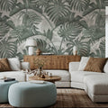 Lost in the Jungle Mural Wallpaper - room preview 03