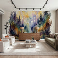Forest Grove - Watercolor Landscape Series Mural Wallpaper - room preview 03