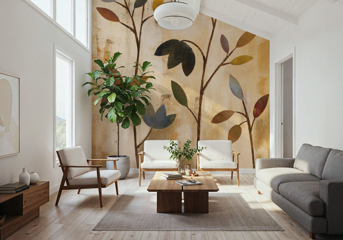 Branches At Sunrise V Mural Wallpaper - room preview 03