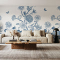 Proud Victorian Flowers Mural Wallpaper - room preview 03