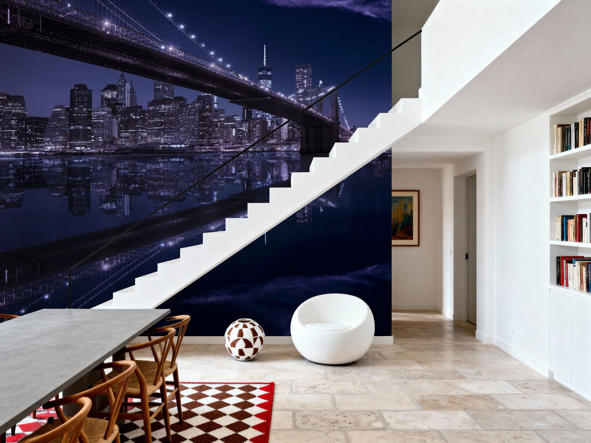 Gotham Sunset Mural Wallpaper - room preview 03