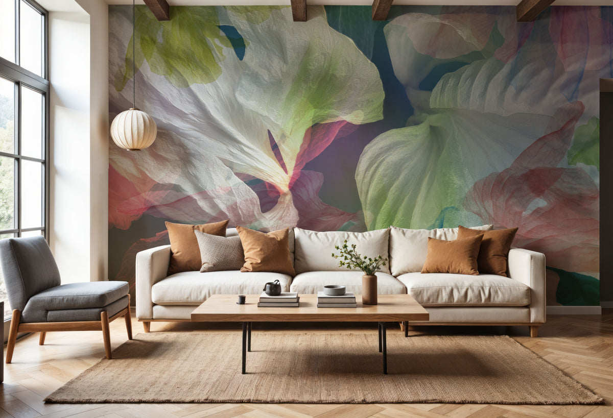 Mysterious Blooming Mural Wallpaper - room preview 03