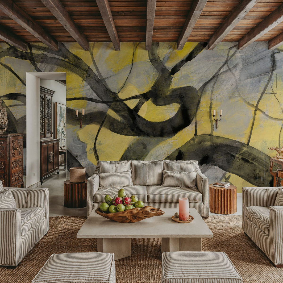 Twisted Trees Mural Wallpaper - room preview 03