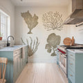 Coastal Reef X Mural Wallpaper - room preview 03