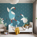 Ducks in the Snow VI Mural Wallpaper - room preview 03